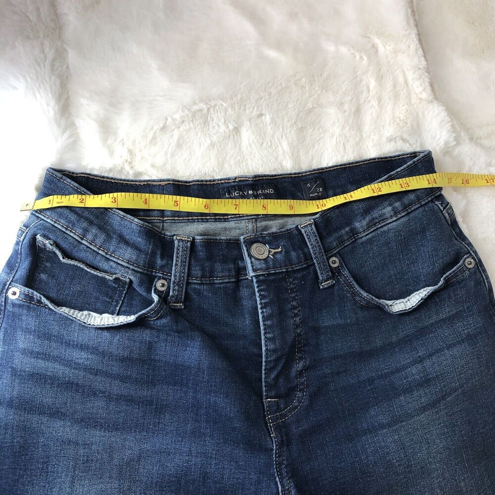 Lucky Brand Brooke Straight Blue Jeans Size 6 / 28 Women - Picture 6 of 14